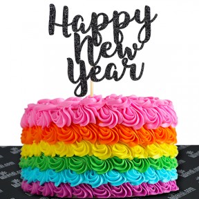 Happy New Year Ribbon Cake...