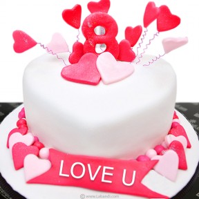 Pop-up Hearts Cake