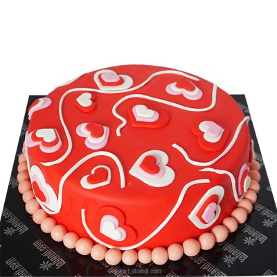 Pretty in Red Chocolate Cake