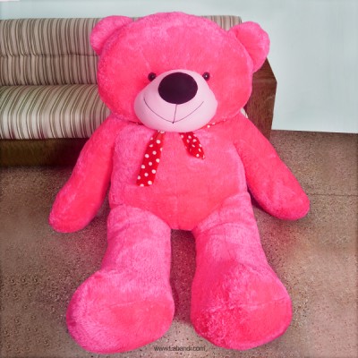 giant pink teddy