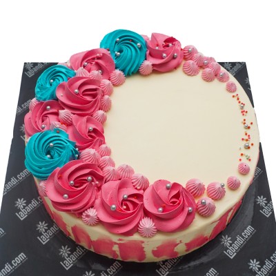 Blossoming Spring Flowers Cake
